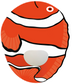 Clown Fish waterproof CGM Patch for Medtronic Guardian Enlite adhesive by SmileSensors