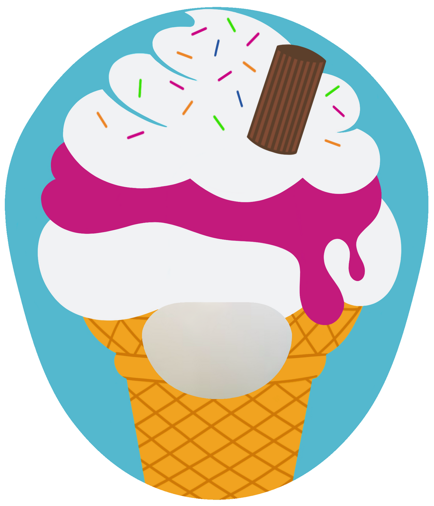 Ice Cream waterproof CGM Patch for Medtronic adhesive by SmileSensors