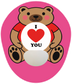 Love Bear Guardian/Enlite CGM patch for Valentine’s Day by SmileSensors