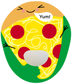 Pizza waterproof CGM Patch for Medtronic adhesive by SmileSensors
