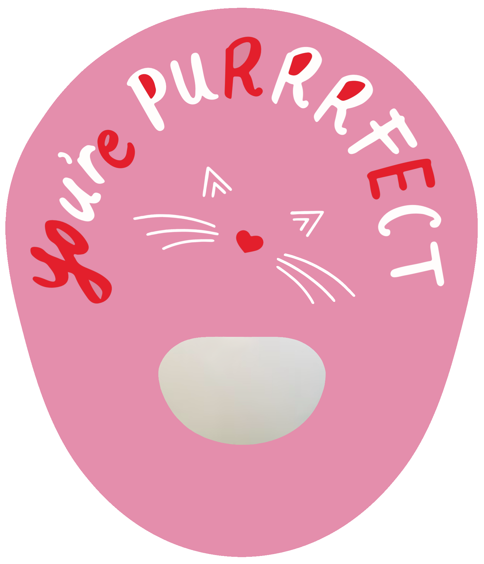You’re Purrfect Valentine’s Day CGM patch from SmileSensors for Guardian Enlite sensor