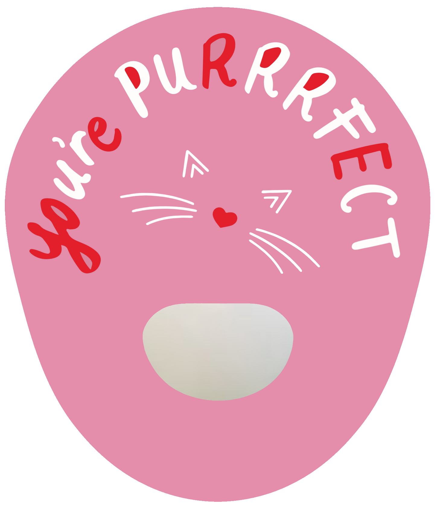 You’re Purrfect Valentine’s Day CGM patch from SmileSensors for Guardian Enlite sensor