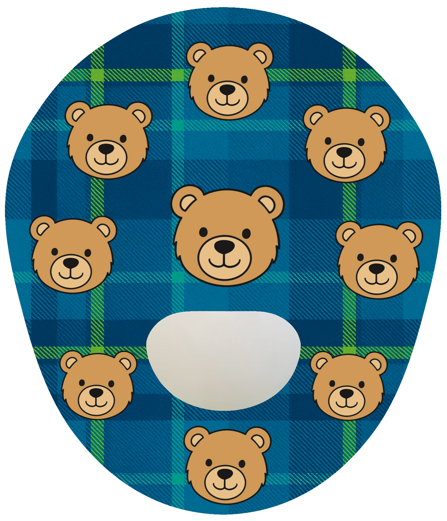 Tartan Bears Patches