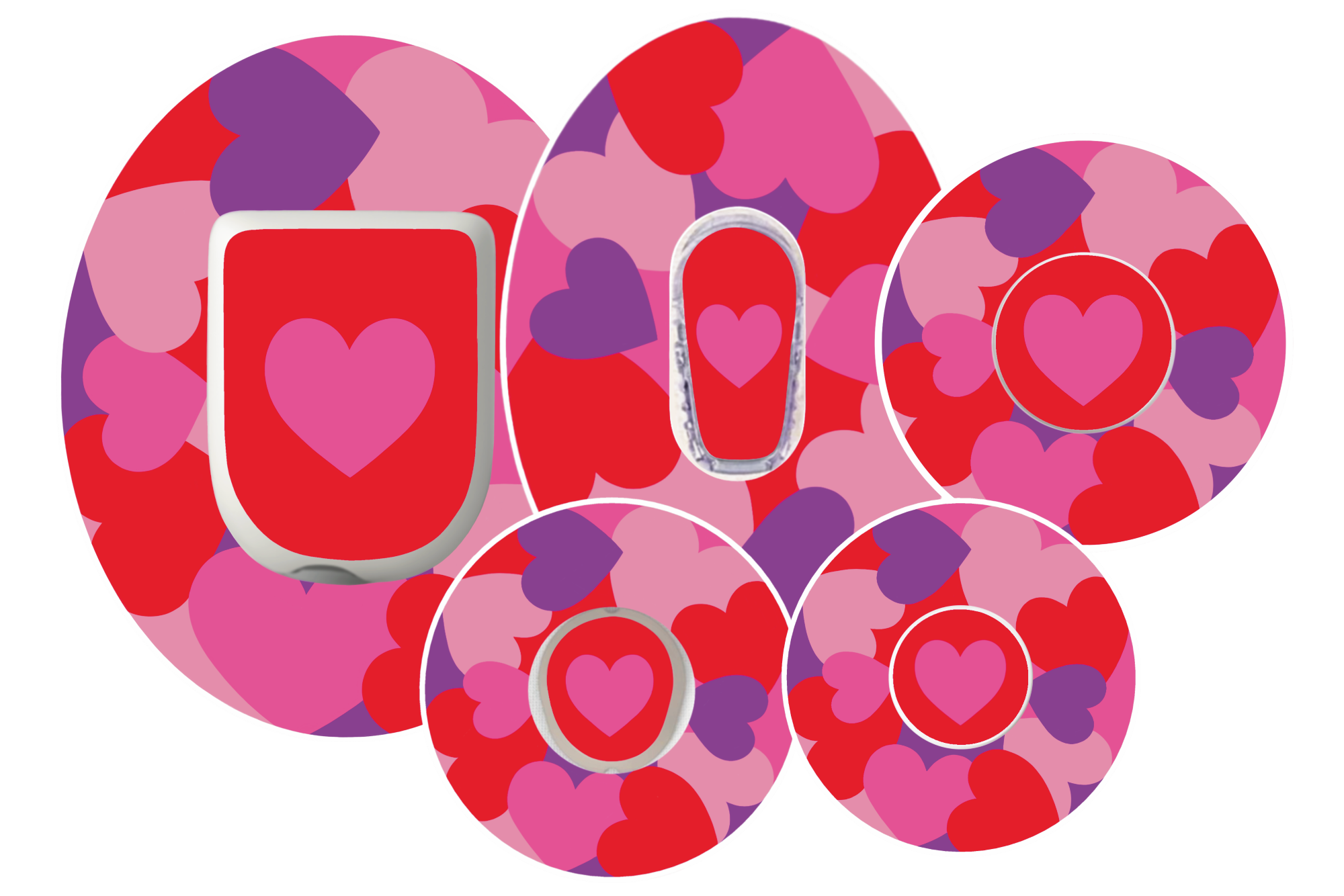 Valentine’s CGM patches compatible with Dexcom, Freestyle Libre, Omnipod and Guardian Enlite