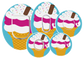 Ice Cream waterproof CGM Patch for Freestyle Libre, Dexcom, Omnipod and Medtronic by SmileSensors
