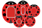 Ladybug Patches