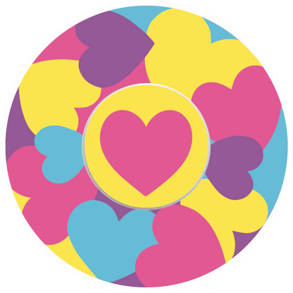 Pastel Hearts Patches