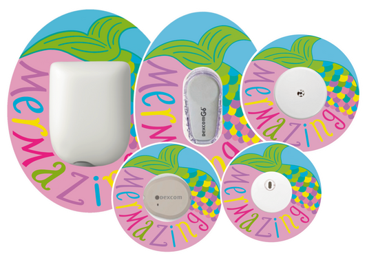 Mermazing waterproof CGM Patch for Freestyle Libre, Dexcom, Omnipod and Medtronic by SmileSensors