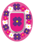 Pink Flowers Patches