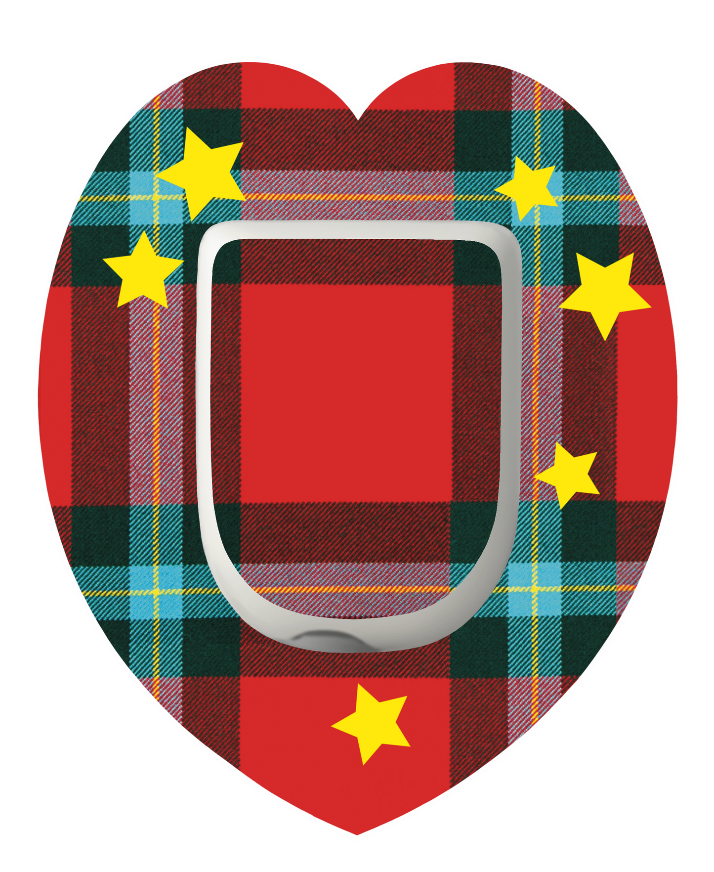 Christmas Heart Patches