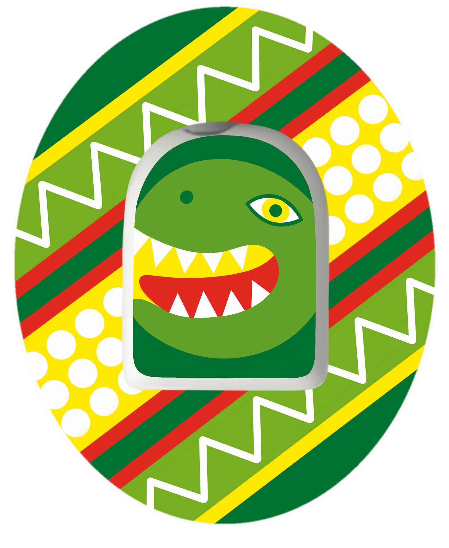 Dino Egg Stickers