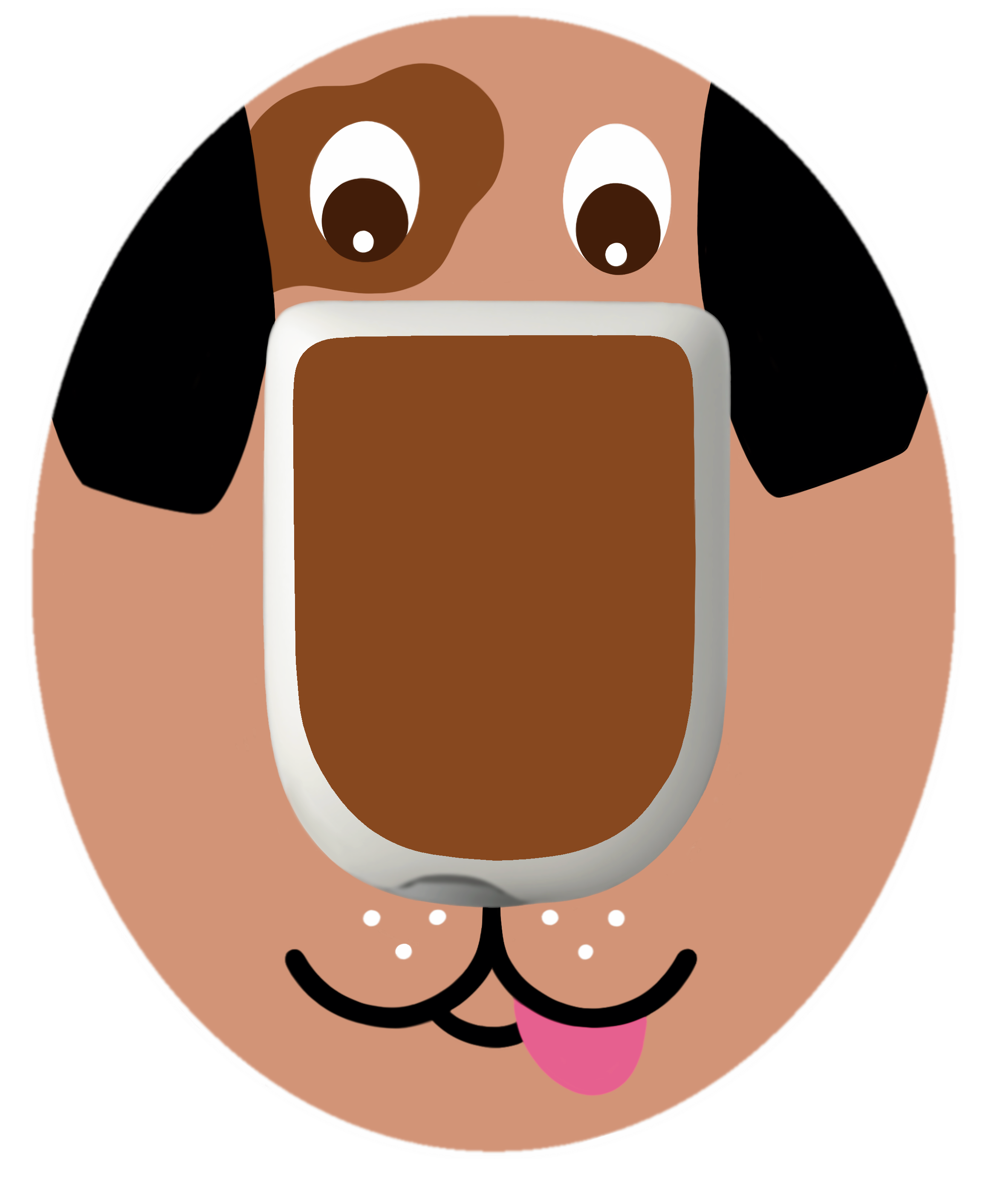 Doggy waterproof Patch for Omnipod vertical adhesive by SmileSensors