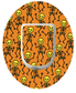 Halloween Pump Skeletons Orange Waterproof Patch for Omnipod vertical adhesive by SmileSensors