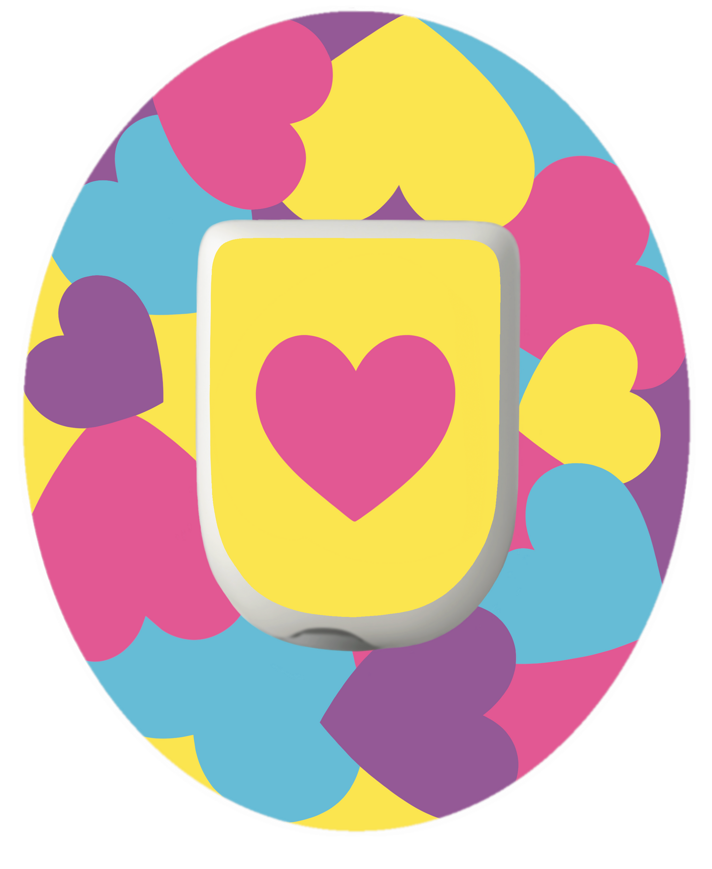 Pastel Hearts Patches