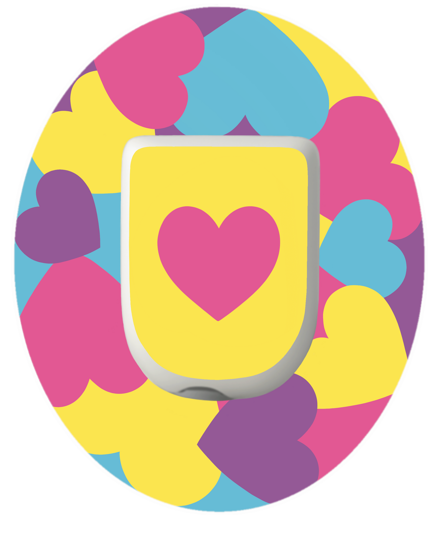 Pastel Hearts Patches