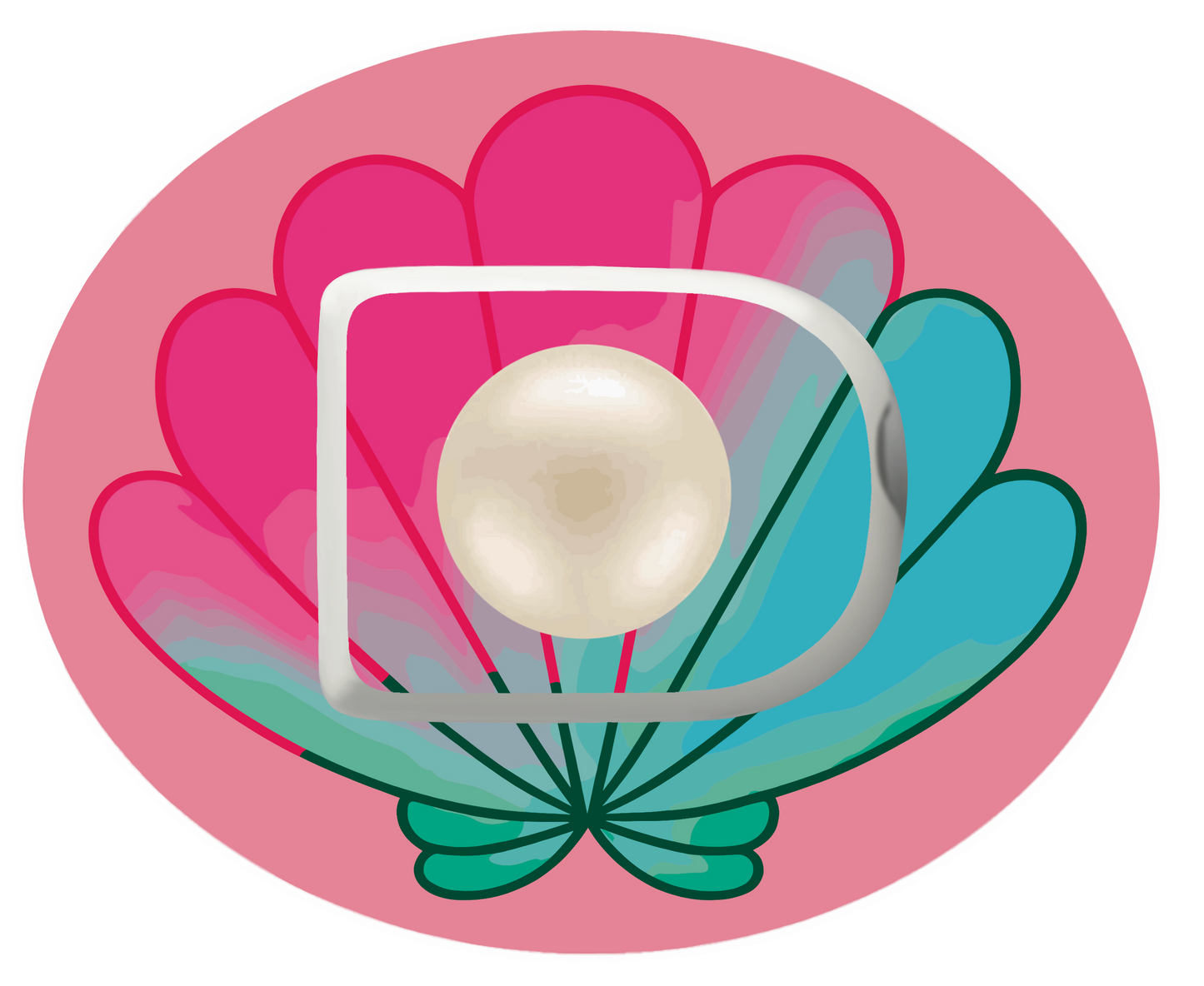 Pearl Shell waterproof Patch for Omnipod horizontal adhesive by SmileSensors