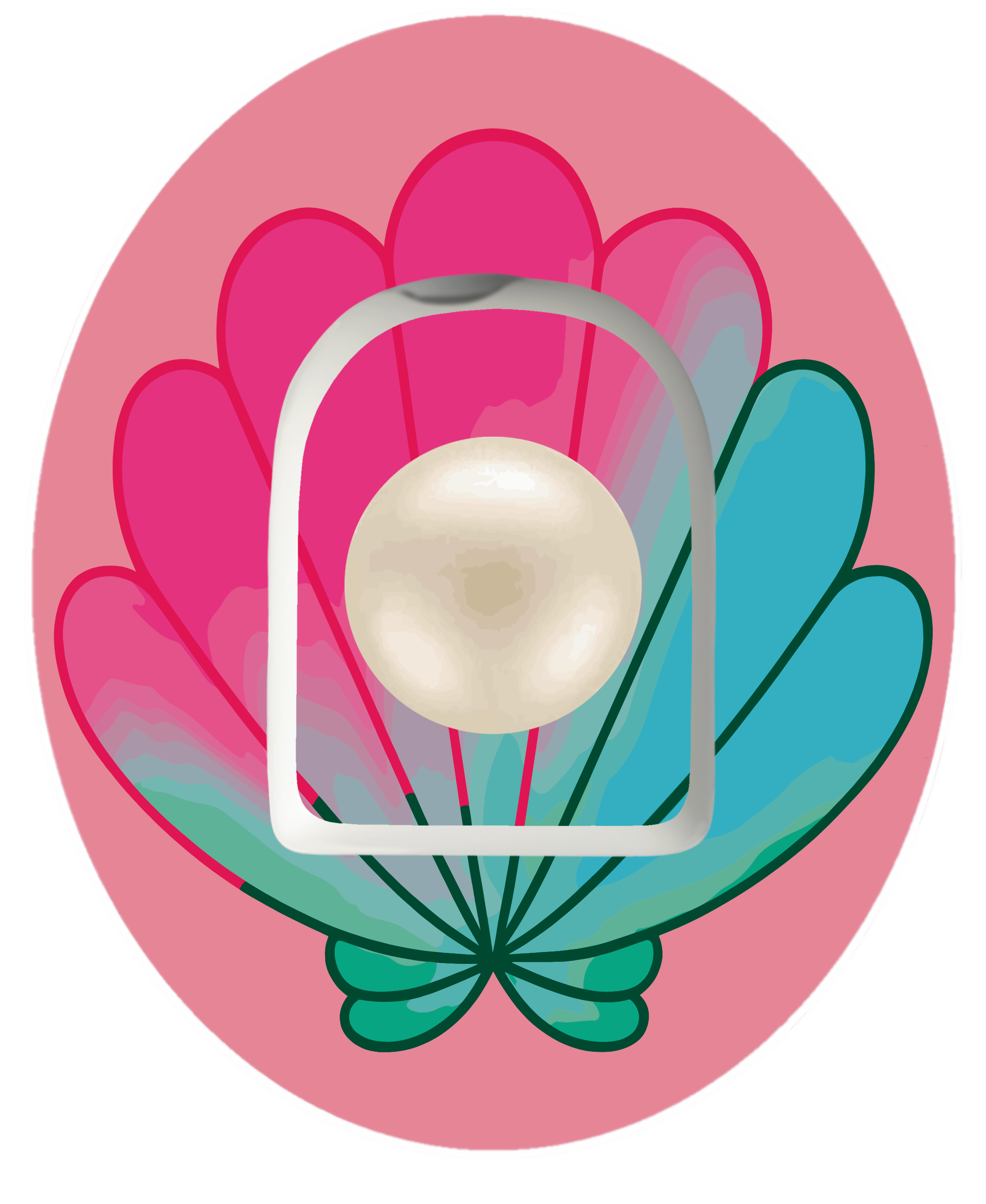 Pearl Shell waterproof Patch for Omnipod vertical adhesive by SmileSensors