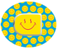 Smiley Blue Patches