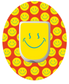 Smiley Orange Patches