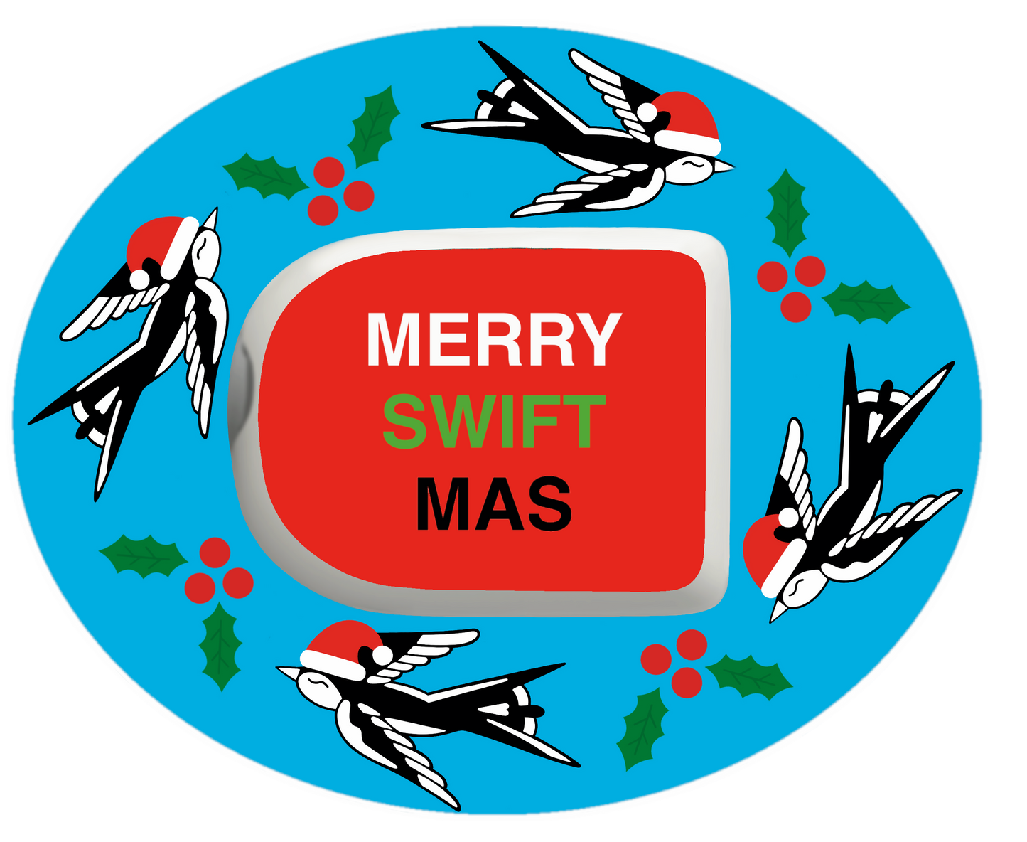 Swiftmas Blue Patches