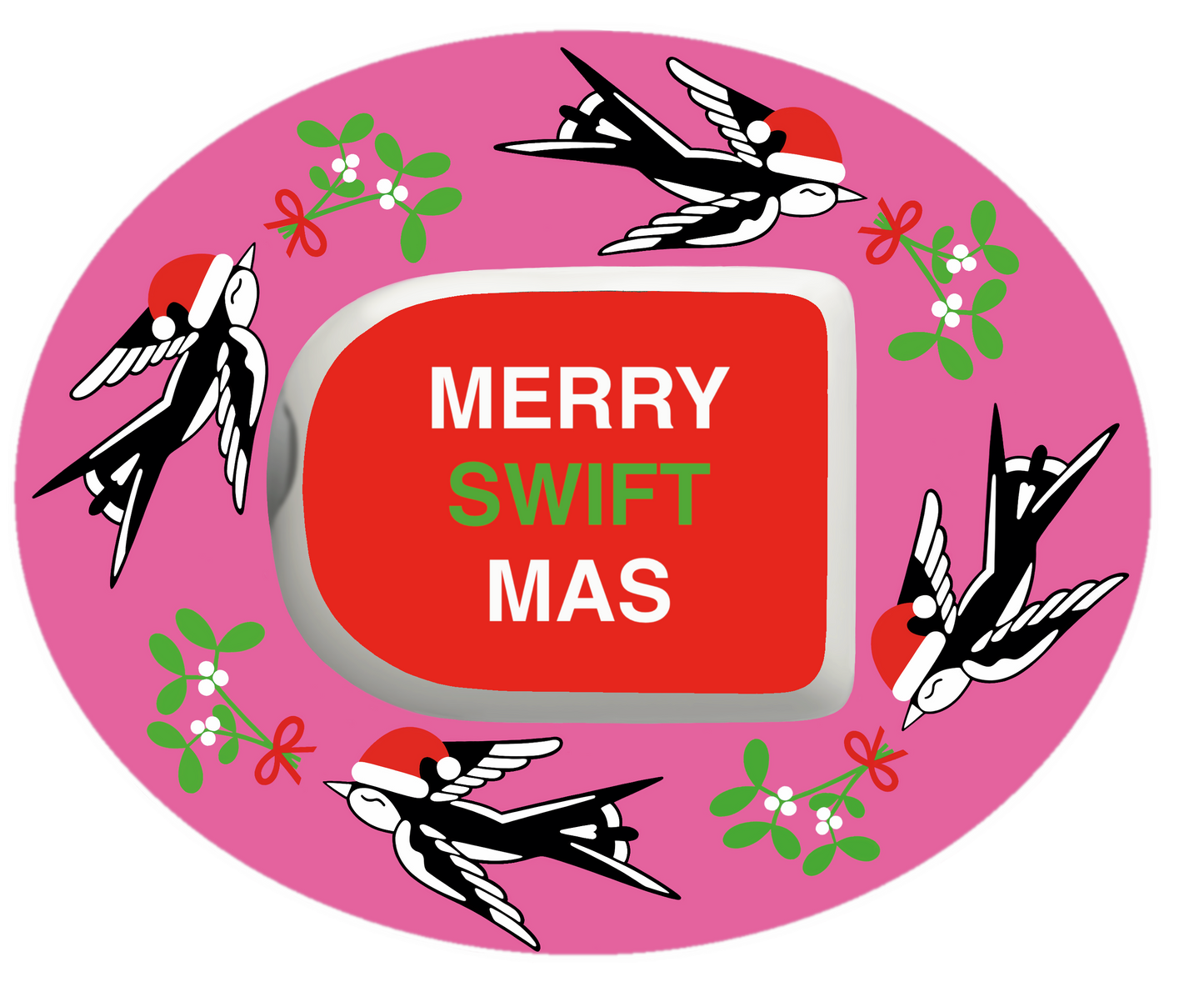 Swiftmas Pink Patches