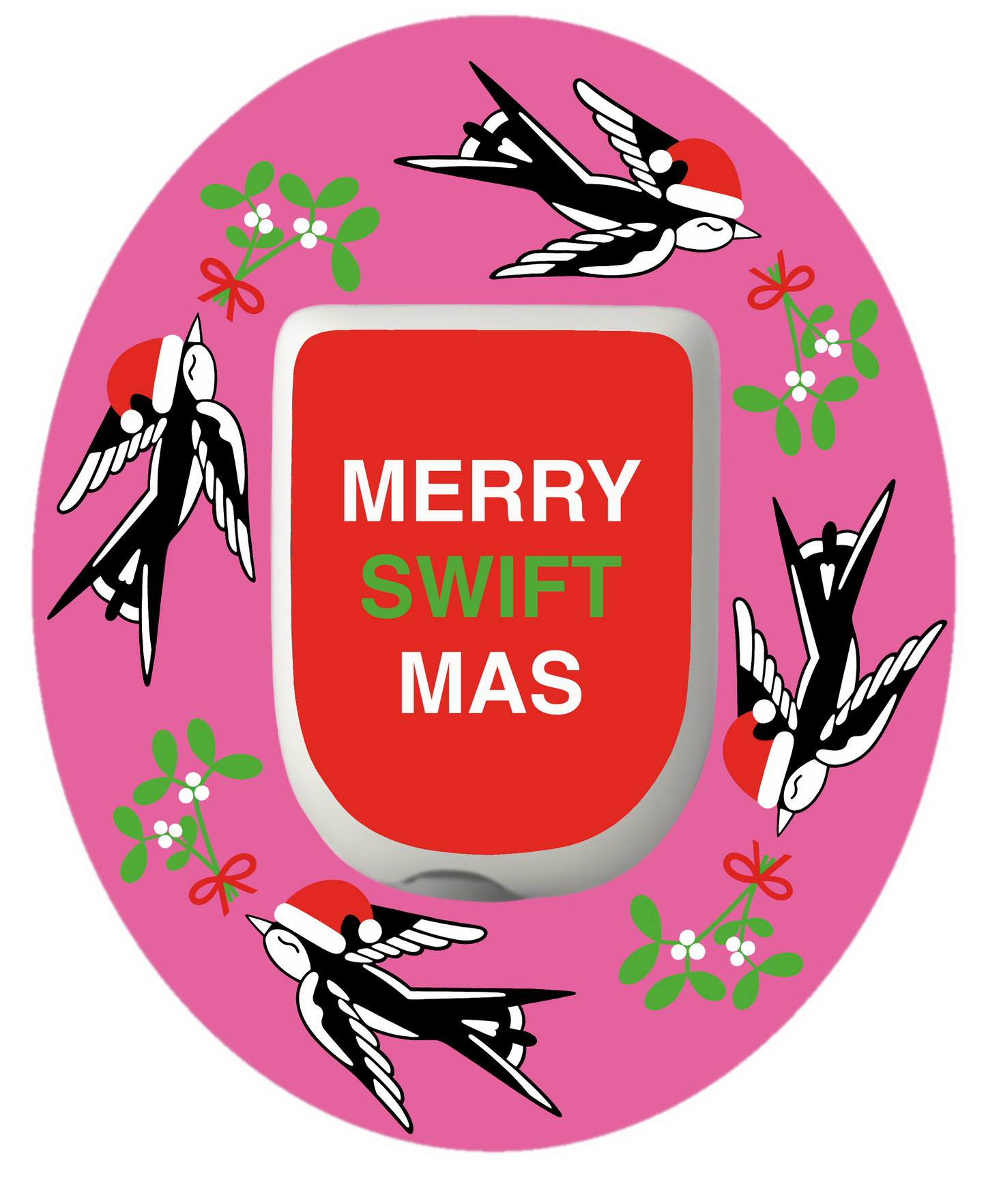 Swiftmas Pink Patches