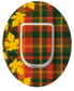 Tartan Leaves Patches