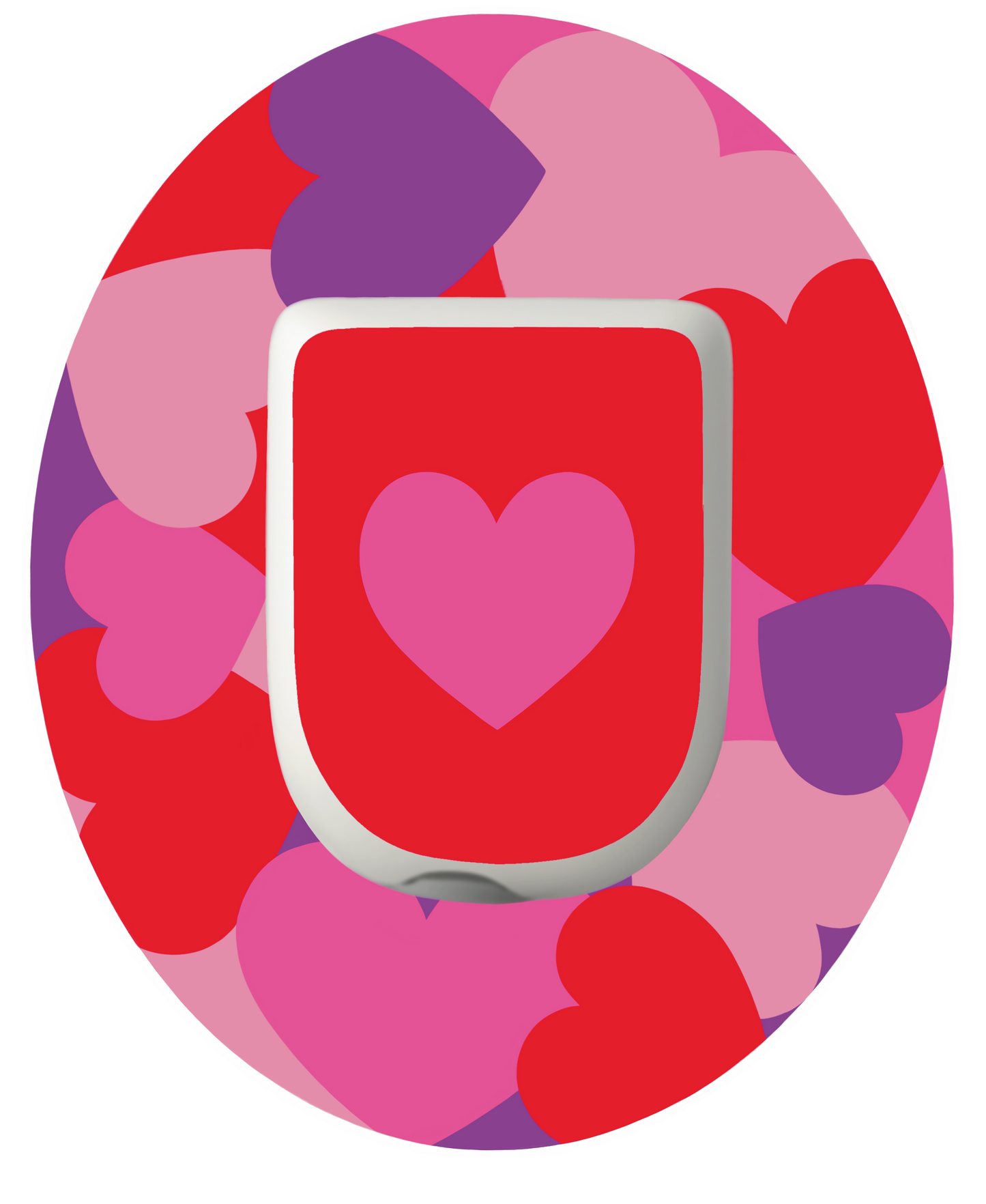 Hearts Omnipod insulin pump patch for Valentine’s Day by SmileSensors