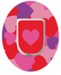 Hearts Omnipod insulin pump patch for Valentine’s Day by SmileSensors