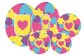 Pastel Hearts Patches