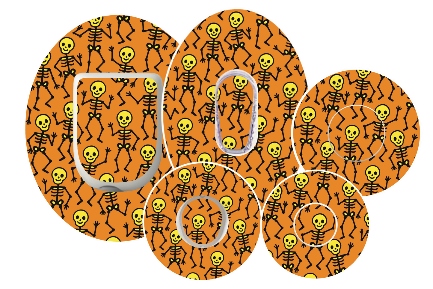 Skeletons Orange Patches