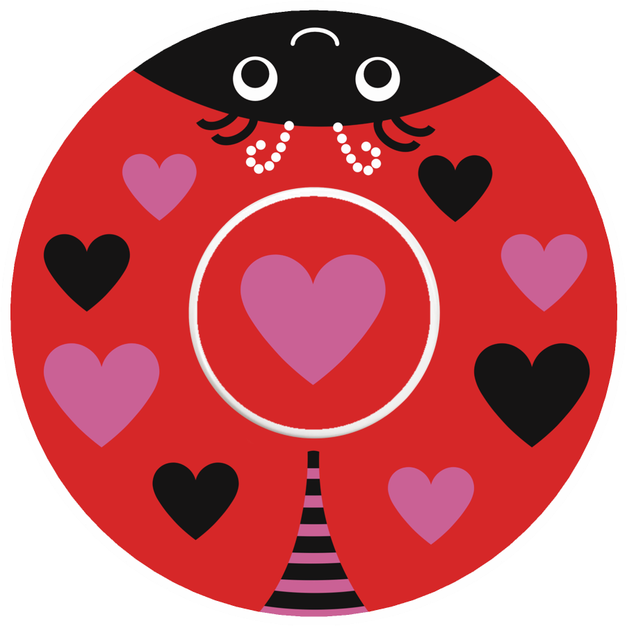 SmileSensors LoveBug Valentine’s Day CGM patch for Freestyle Libre 3 sensors, waterproof and skin-friendly