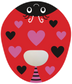 SmileSensors LoveBug Valentine’s Day CGM patch for Guardian Enlite sensors, waterproof and skin-friendly