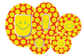Smiley Orange Patches