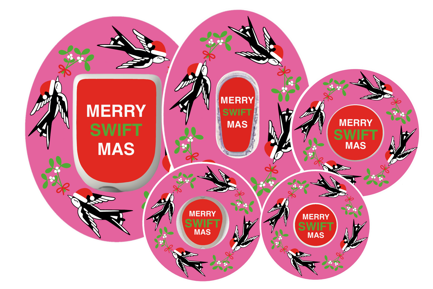 Swiftmas Pink Patches