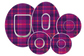 Tartan Thistle Patches