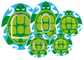 Tony Turtle Stickers