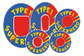 Type 1 Superhero Blue waterproof CGM Patch for Freestyle Libre, Dexcom, Omnipod and Medtronic by SmileSensors