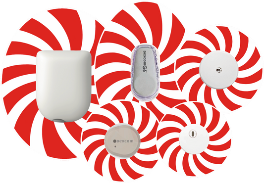 Candy Cane Stickers