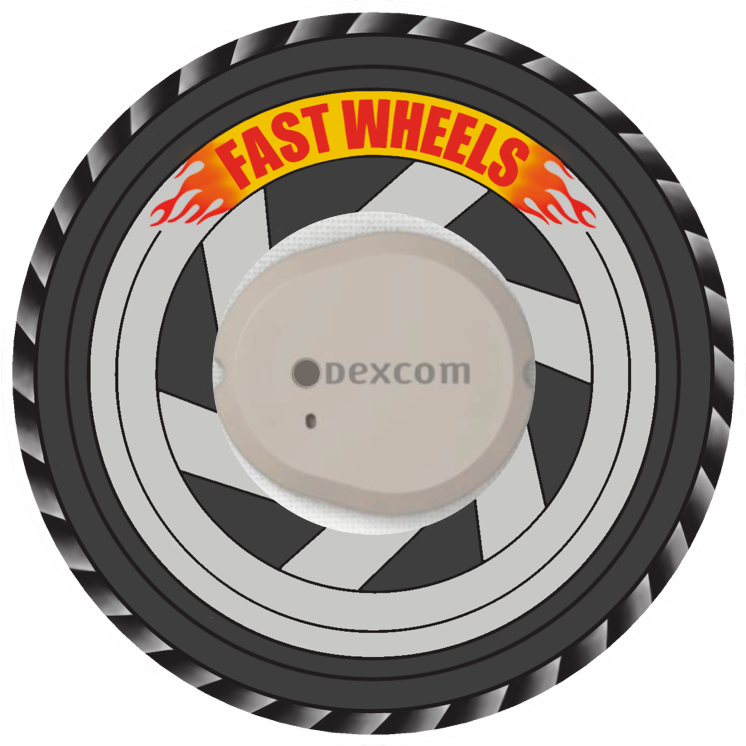 Fast Wheels Stickers