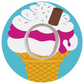 Ice Cream waterproof CGM Patch for Dexcom G7 adhesive by SmileSensors