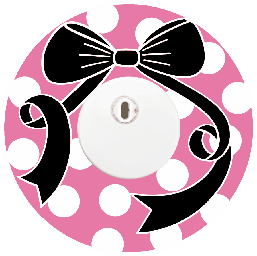 Pink Bow Stickers