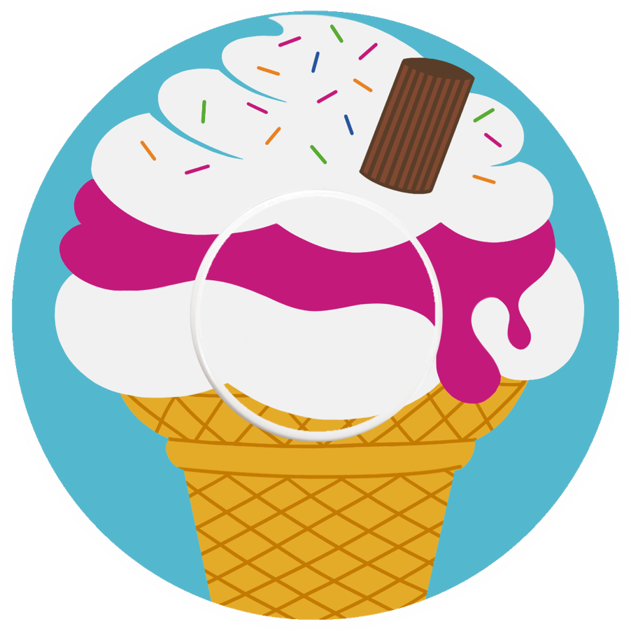 Ice Cream waterproof CGM Patch for Freestyle Libre 3 adhesive by SmileSensors