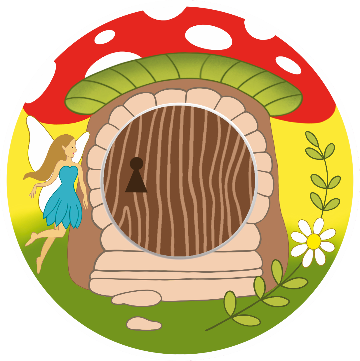 Fairy Toadstool Stickers