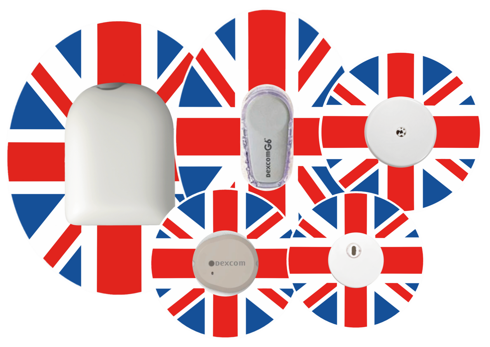 Transer Sensor Sticker Union Jack Patches – SmileSensors